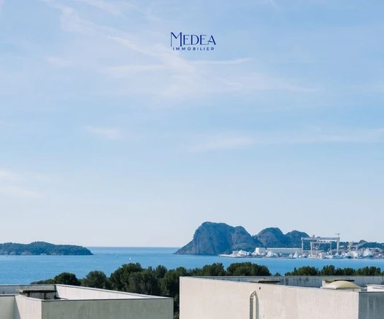 T3 rénové vue mer panoramique